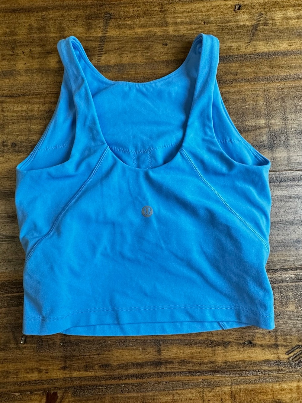 lululemon athletica Bright Turquoise Scoop Neck Tank